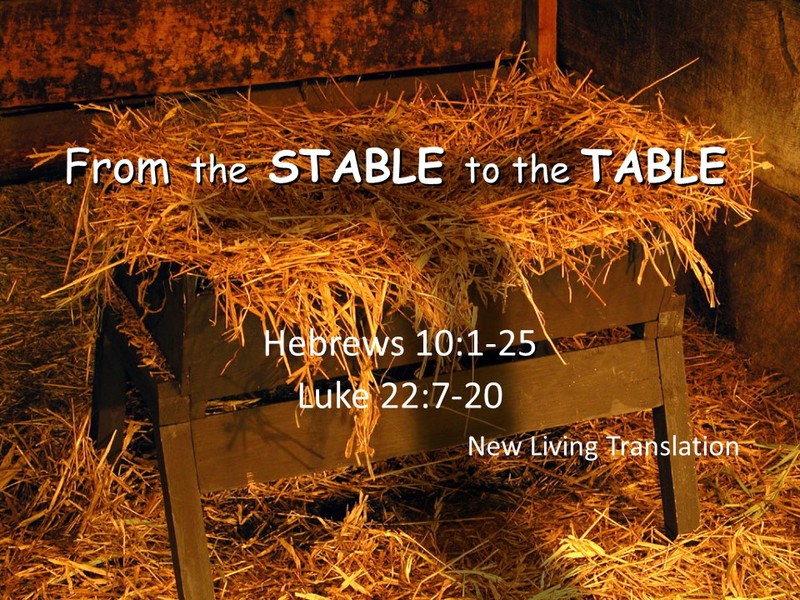 From The Stable To The Table